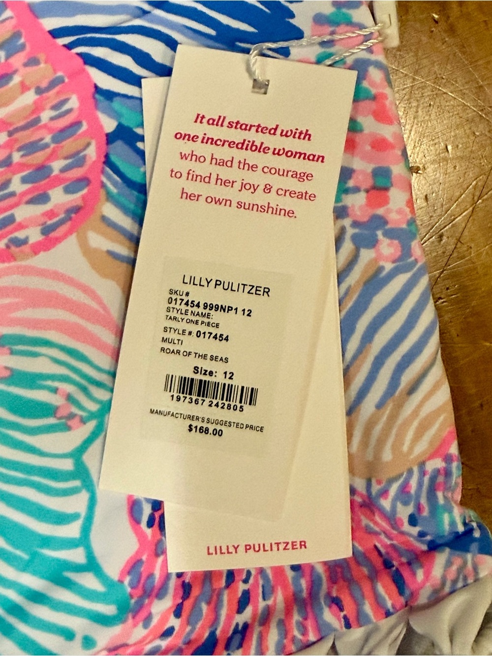 Lilly Pulitzer Tarly One Piec - Size 12 - Picture 2 of 3